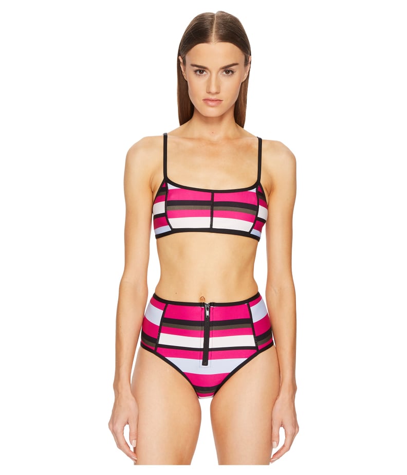 Proenza Schouler Striped Bikini