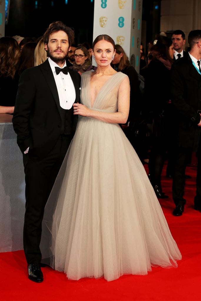Laura Haddock and Sam Claflin | Celebrities at the BAFTA ...