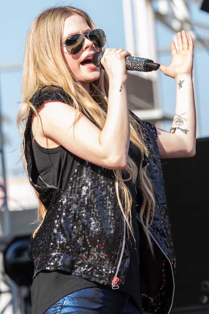 Avril Lavigne’s Skull and Cross Bones Tattoo