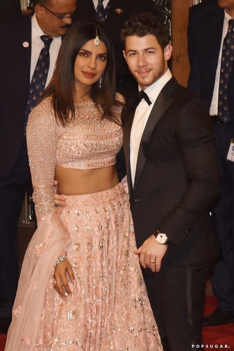 All The Pictures + Videos From Priyanka Chopra & Nick Jonas' Wedding!  Priyanka  chopra wedding, Celebrity wedding dresses, Illusion wedding dress