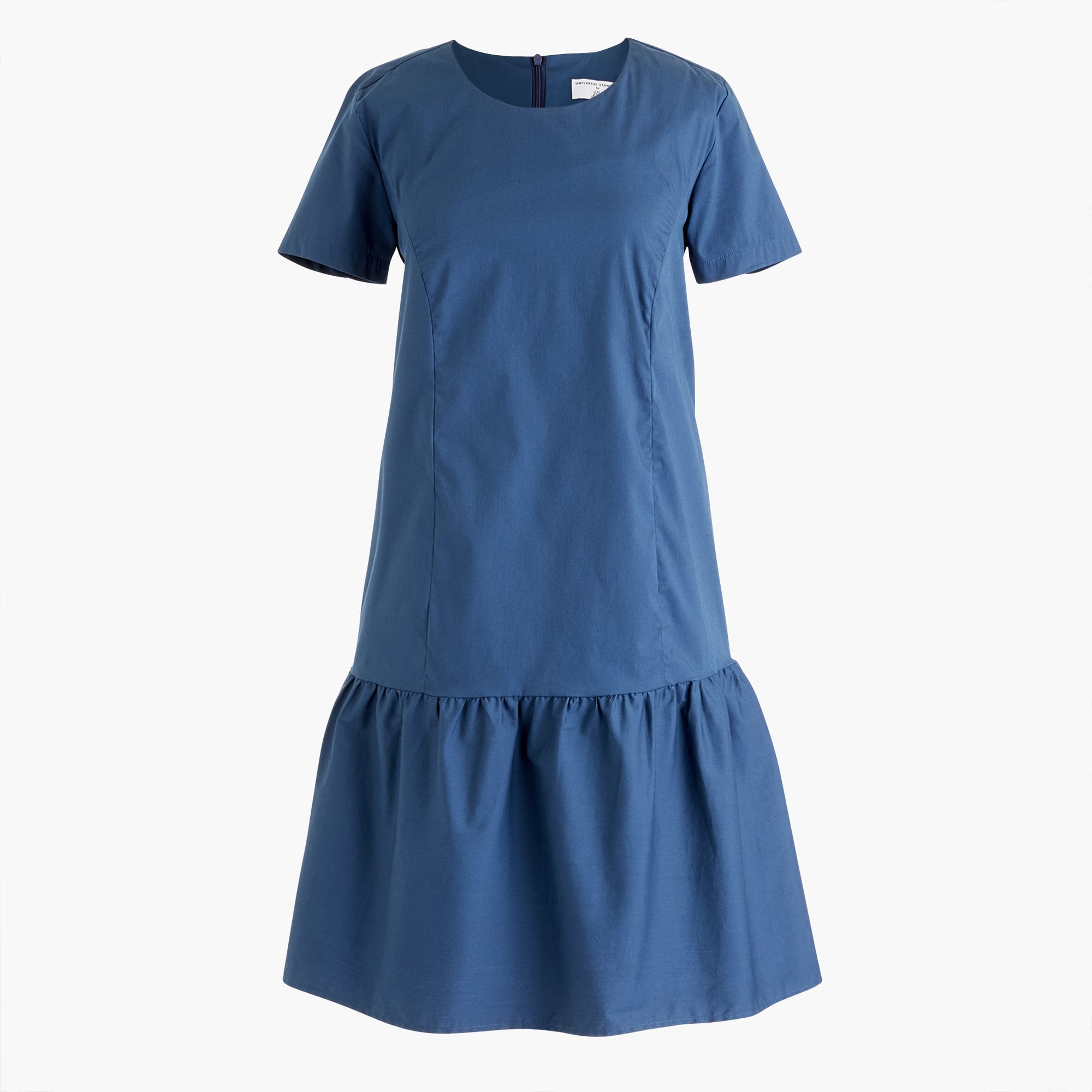 short sleeve blue jean dress