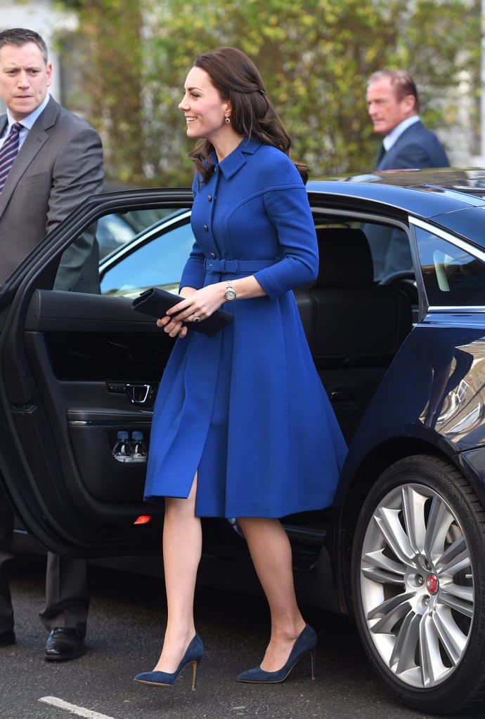 The Belted Coat Suited Her Small Frame