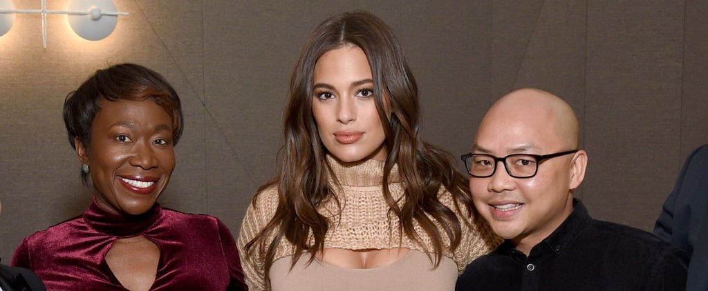 Ashley Graham's Beige Cropped Sweater