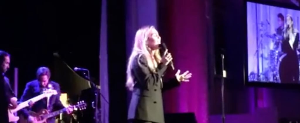 Miley Cyrus Sings "The Climb" at Cancer Research Event Video