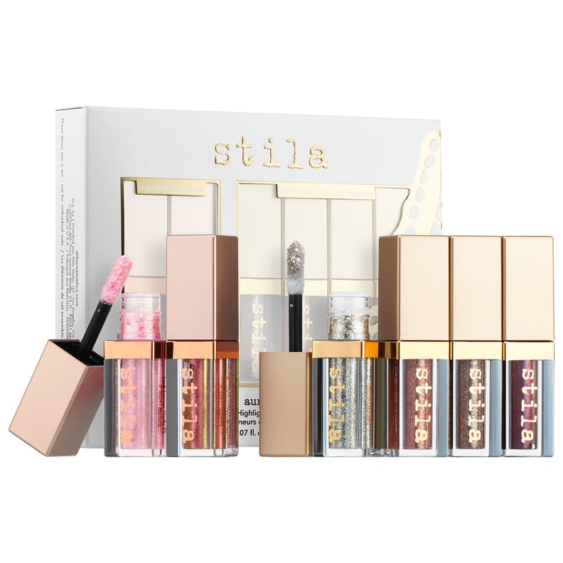 Stila Aura Alight Glitter & Glow Highlighter and Liquid Eye Shadow Set