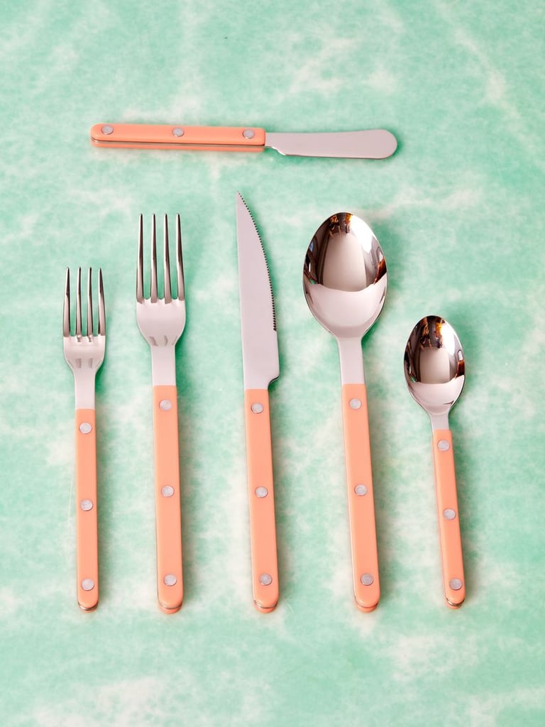 Sabre Stainless Steel Flatware in Coral