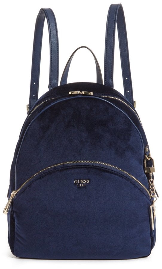 guess velvet bag