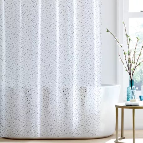 Confetti PEVA Shower Curtain