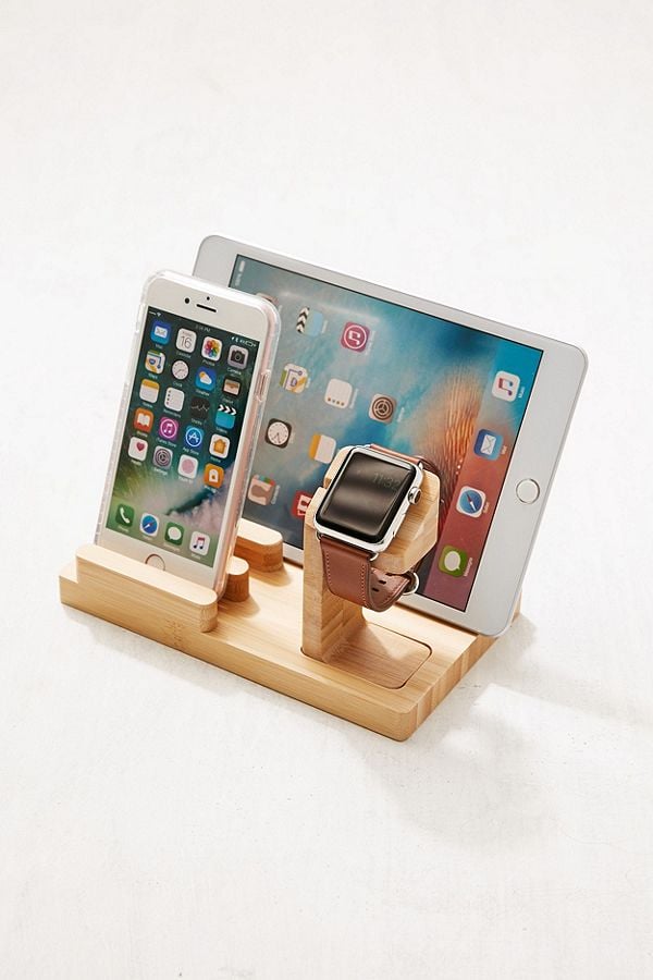 Wooden Multi-Device Charging Dock