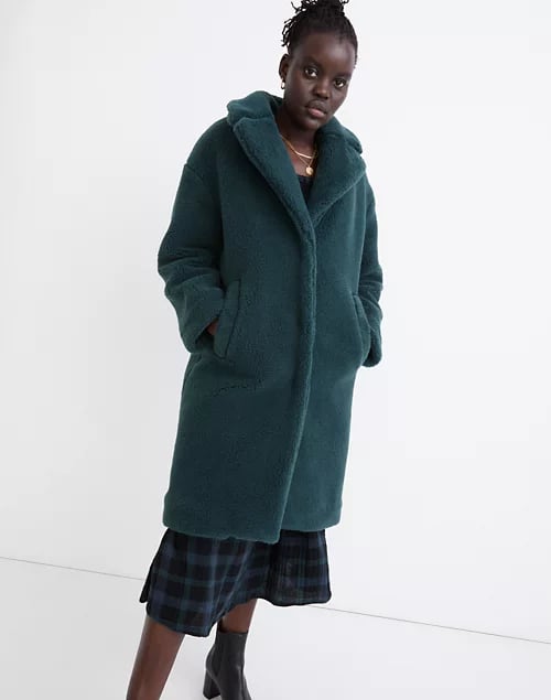 Shop Similar Green Faux-Fur Coats