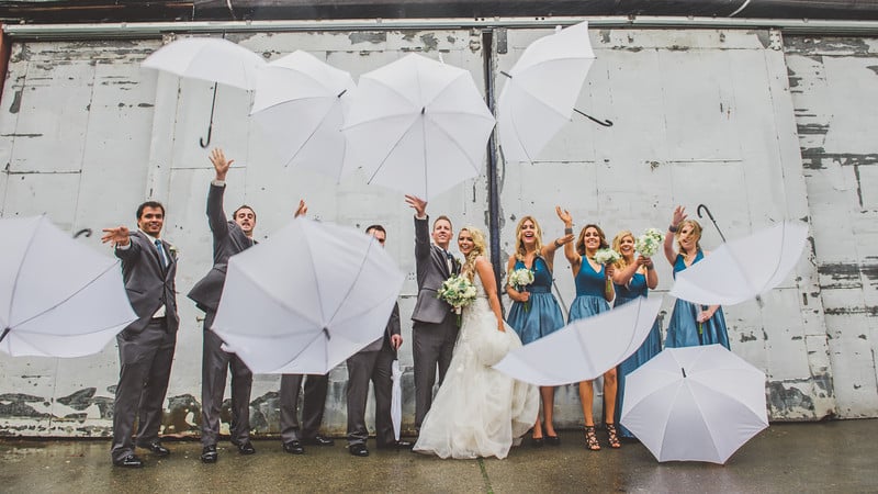 Rainy Wedding in Vancouver