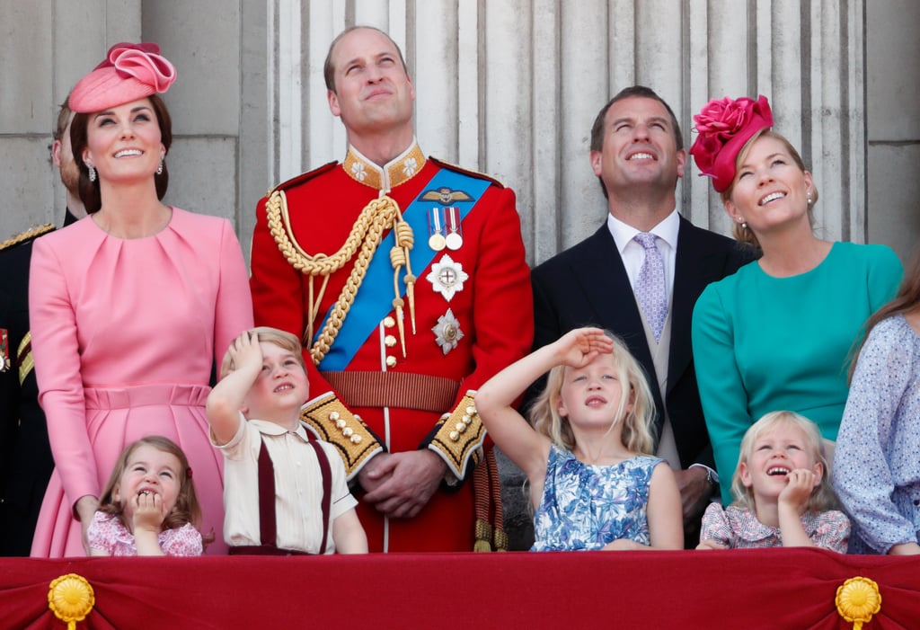 The British Royal Family Debuts at Trooping the Colour