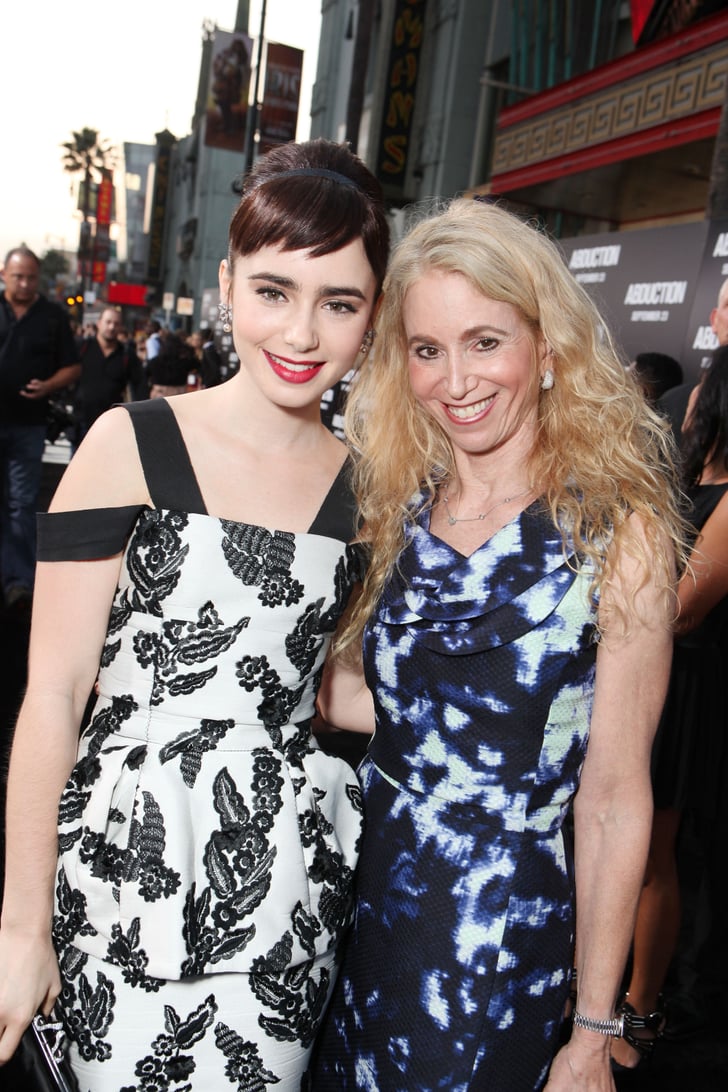 Lily Collins Celebrities With Their Moms Pictures POPSUGAR