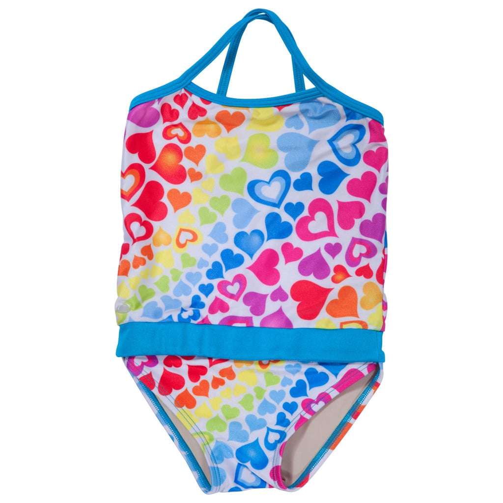 Rainbow Hearts Swimsuit ($25)