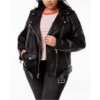 The Leather Jackets for Plus-Size Women | POPSUGAR Fashion