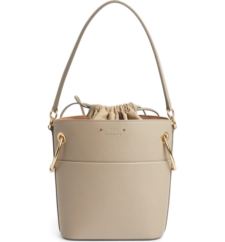 Chloé Roy Small Leather Bucket Bag