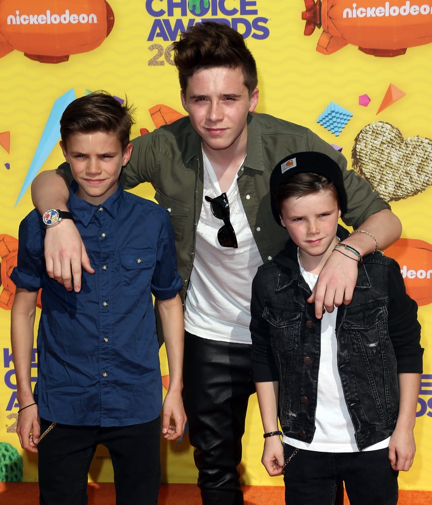 Beckham Kids at the Kids' Choice Awards 2015