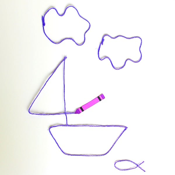 Harold and the Purple Crayon: Yarn Art