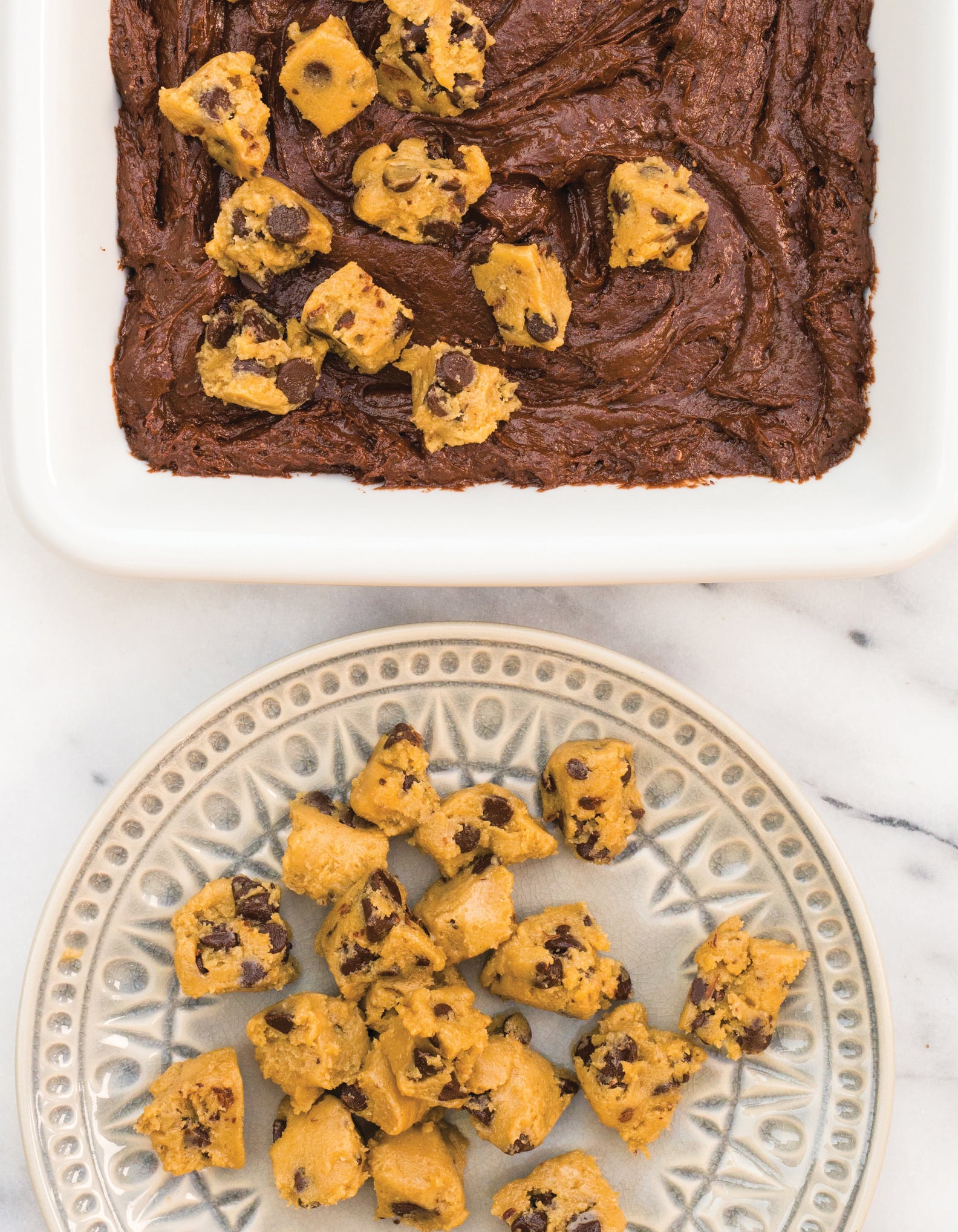 Chocolate Chip Cookie Dough Dump Cake Recipe POPSUGAR Food