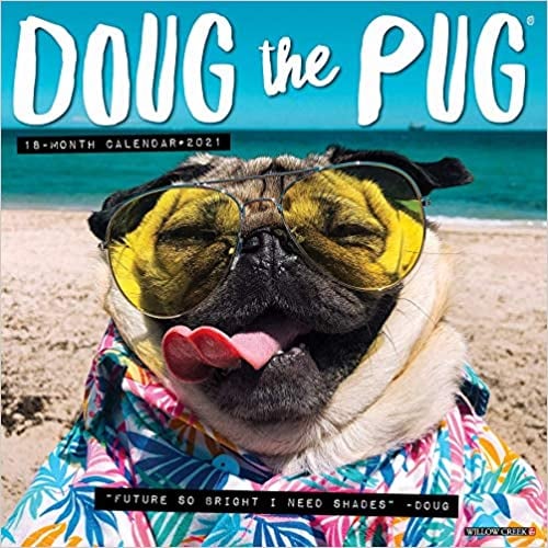 Doug the Pug 2021 Wall Calendar