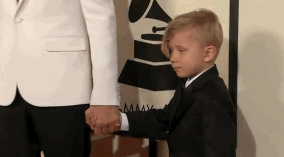 Justin Bieber's little brother, Jaxon, was hands-down the cutest person at the Grammys.