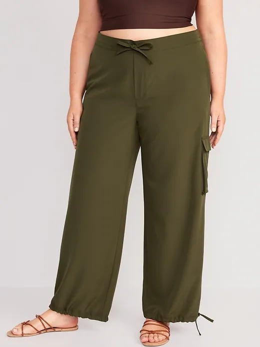 Old Navy High-Waisted StretchTech Wide-Leg Cargo Pants