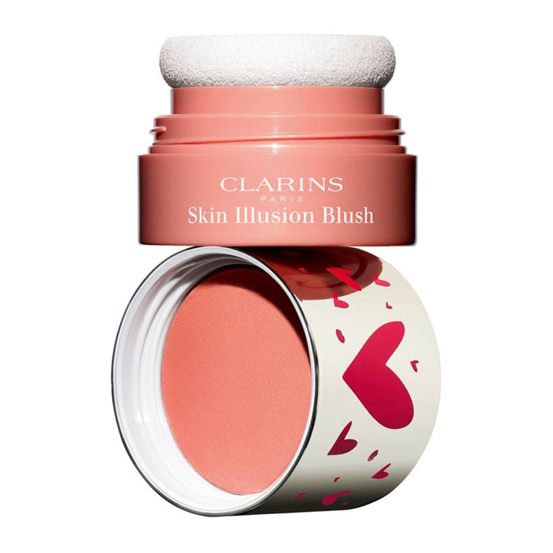 Clarins Limited-Edition Skin Illusion Blush in Luminous Coral