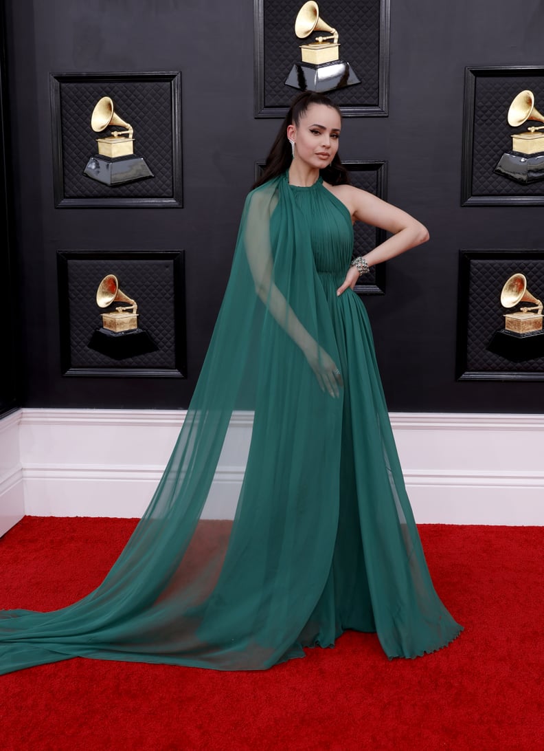 Sofia Carson at the 2022 Grammys