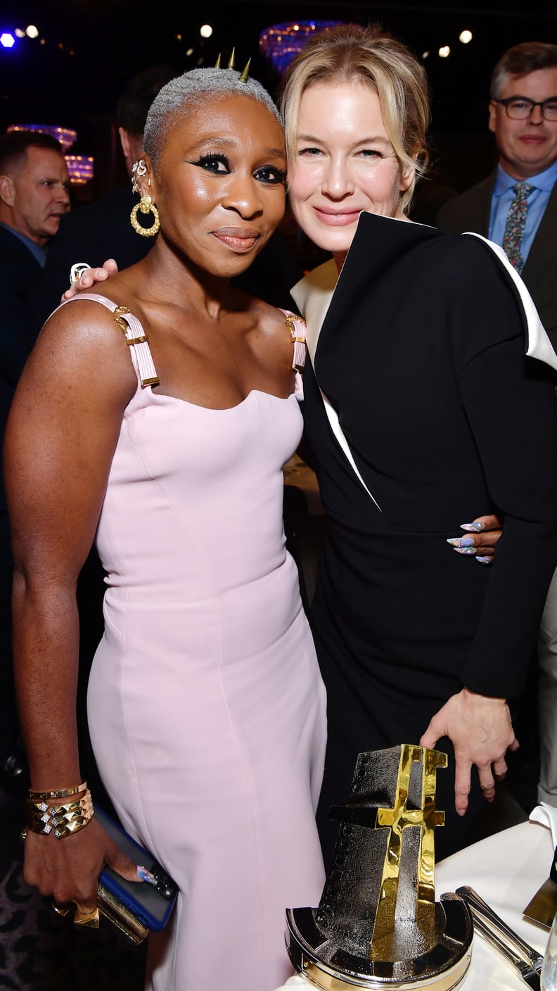 Cynthia Erivo and Renée Zellweger at the 23rd Annual Hollywood Film Awards