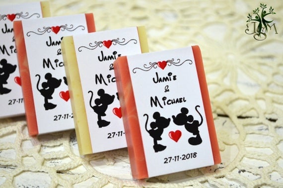 Mickey and Minnie Guest Soap Favors