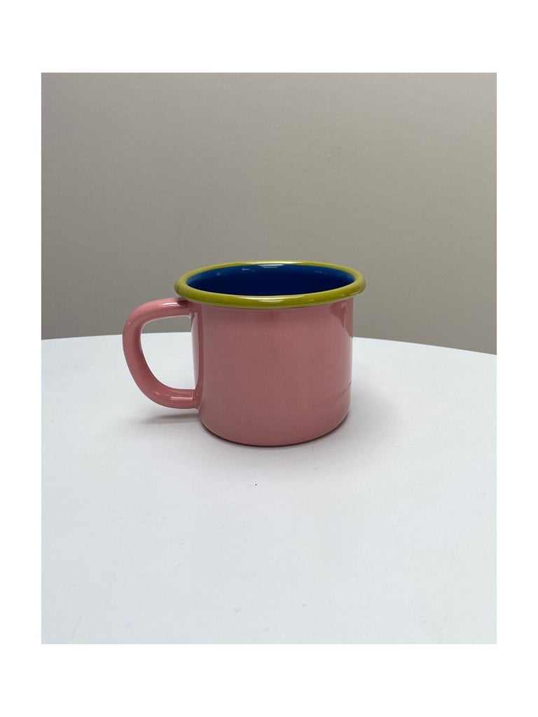 Bubblegum Enamelware Mug