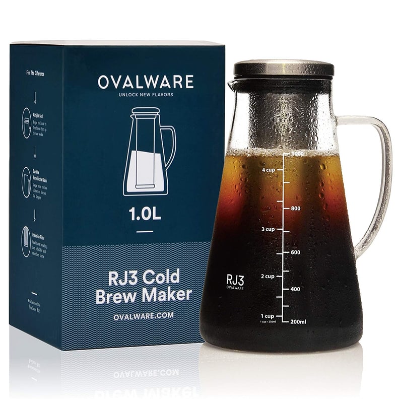 Airtight Cold Brew Iced Coffee Maker and Tea Infuser