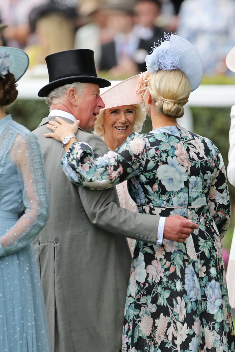 Prince Charles, Camilla, Duchess of Cornwall, and Zara Tindall