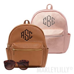 Monogrammed Mini Backpack