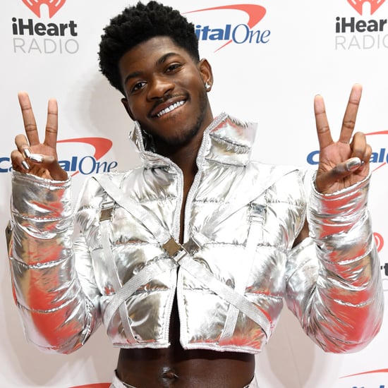 Lil Nas X's iHeartRadio 2021 Jingle Ball Metallic Outfit