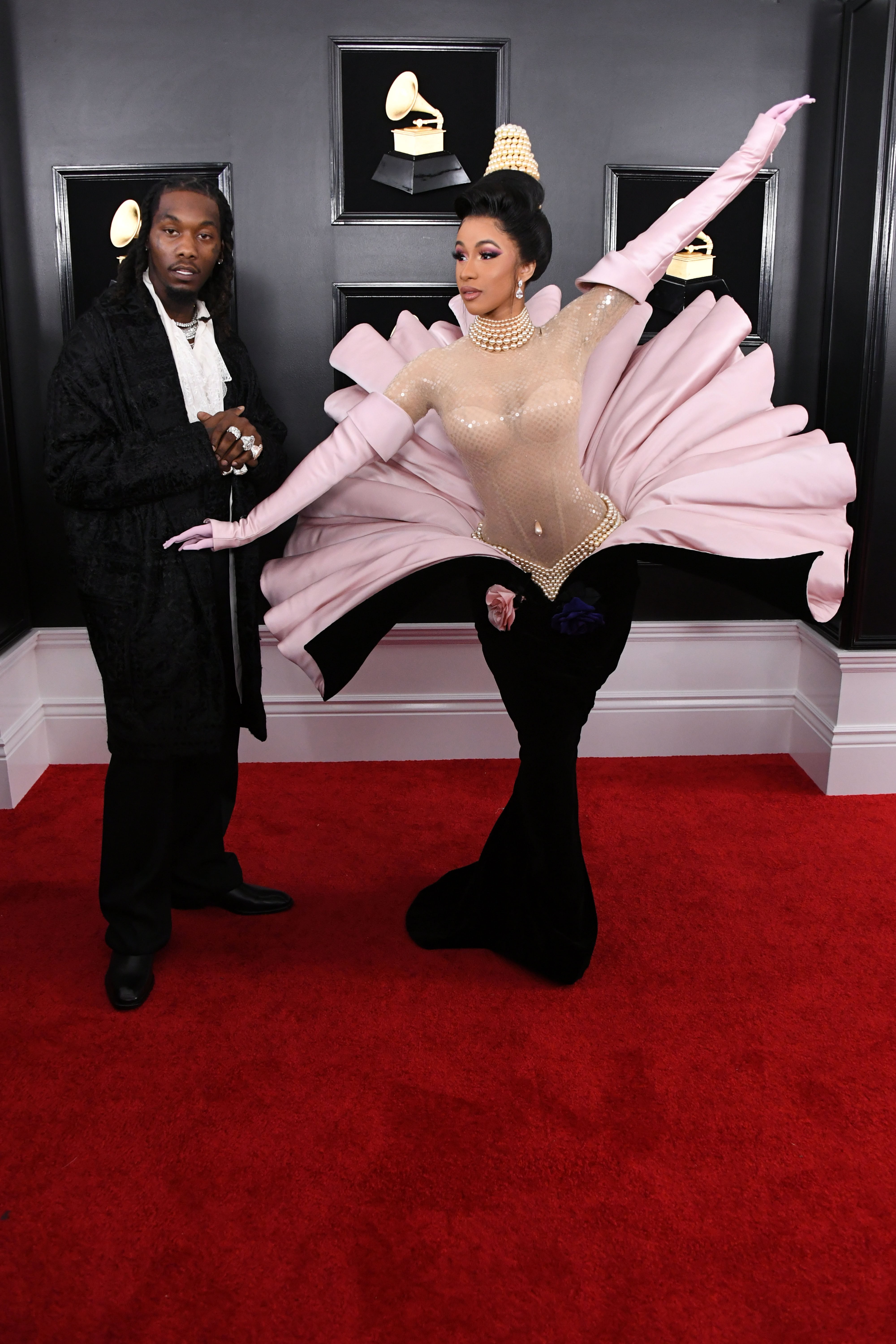 Cardi B s Dress at the 2019 Grammy Awards POPSUGAR Fashion