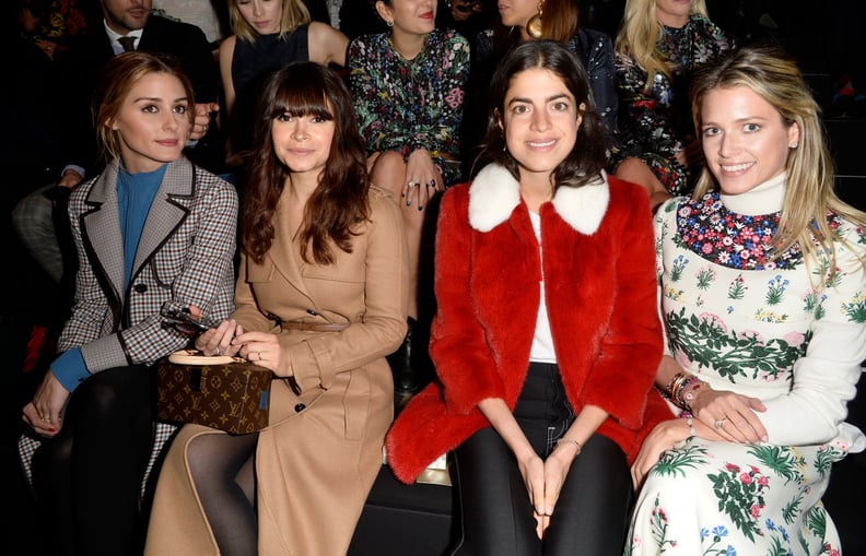 She Sits Front Row With the Rest of the Fashion Pack