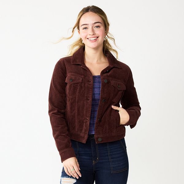 Kohl's Cropped Cosy Corduroy Jacket