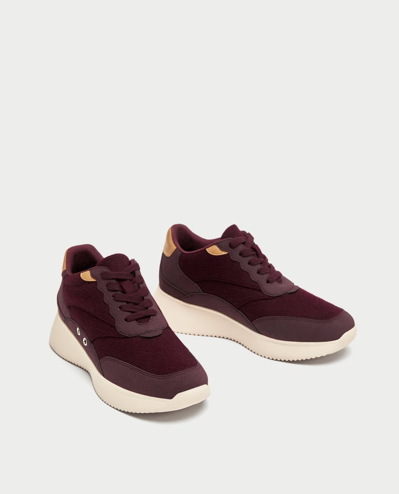 Our Pick: Zara Sneakers With Contrasting Felt