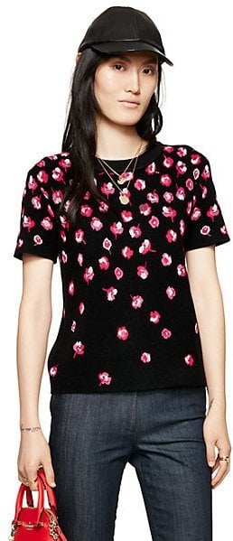 Falling Florals Sweater 328 Me Before You Movie Style