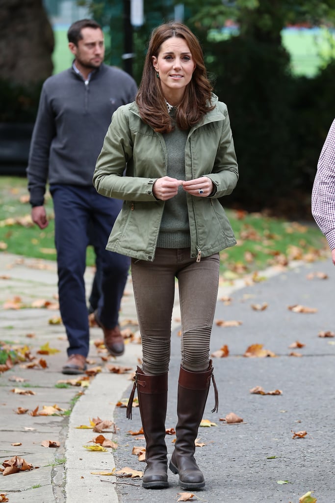 Kate Middleton Brown Boots October 2018