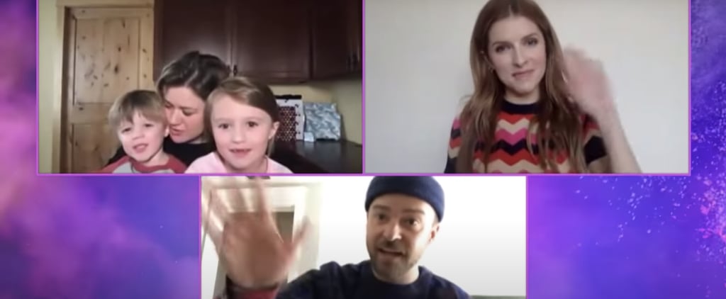 Kelly Clarkson's Kids Crash Interview With Trolls Costars