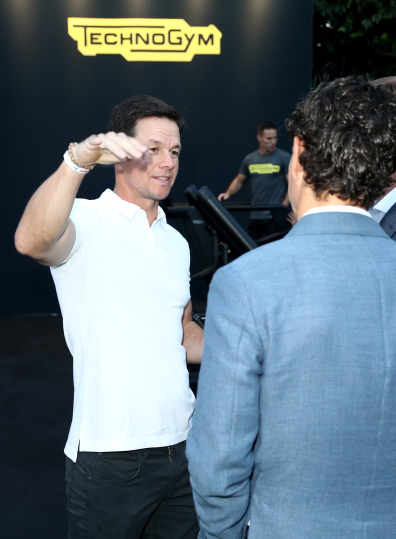 BEVERLY HILLS, CA - AUGUST 30:  Mark Wahlberg attends Rolls Royce X Technogym at the home of Gunnar Peterson on August 30, 2018 in Beverly Hills, California.  (Photo by Joe Scarnici/Getty Images for Technogym)