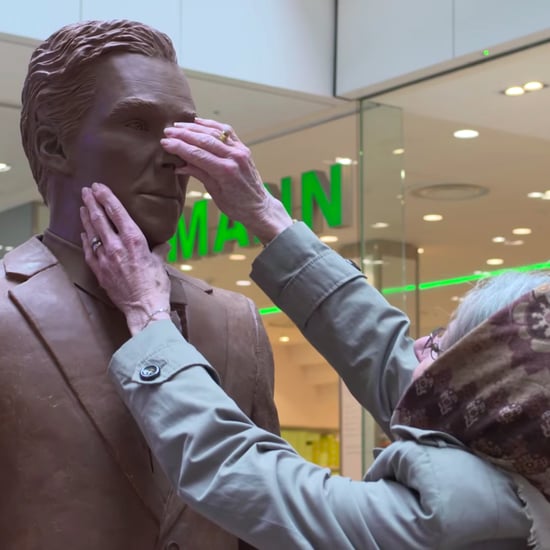 People Eating Benedict Cumberbatch Chocolate Statue