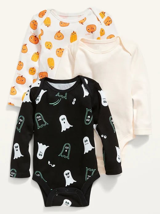 Old Navy Unisex 3-Pack Long-Sleeve Bodysuit for Baby