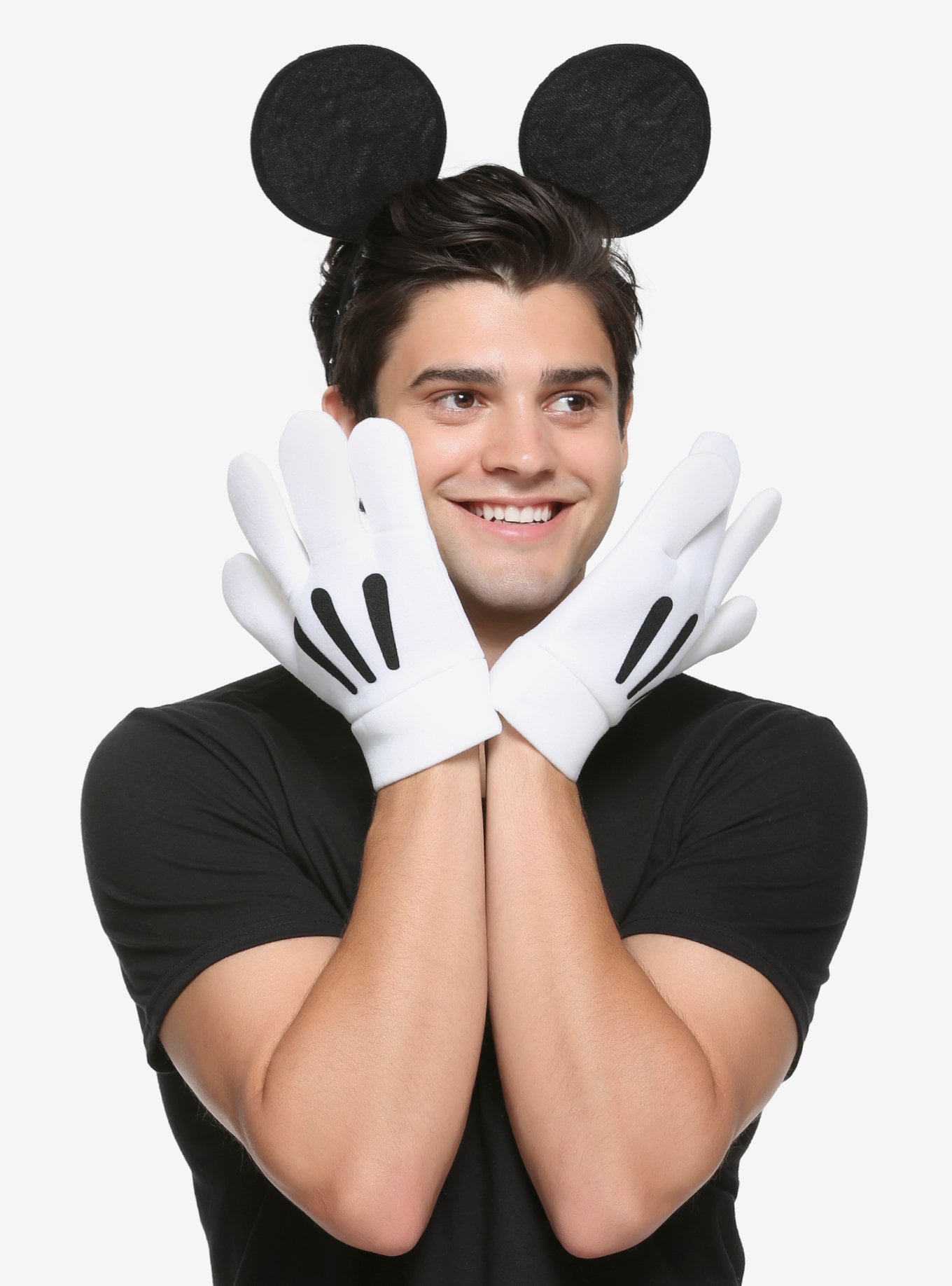 how to make mickey mouse gloves