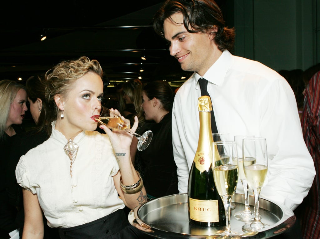 Taryn Manning sipped Krug Champagne at the Hollywood Style Awards in October 2005.
