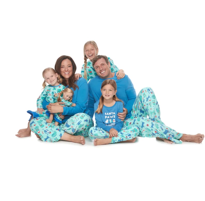 Jammies For Your Families Santa Paws Matching Pajamas