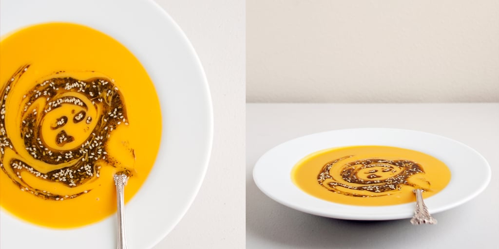 Sweet Potato Soup With Za'atar Oil