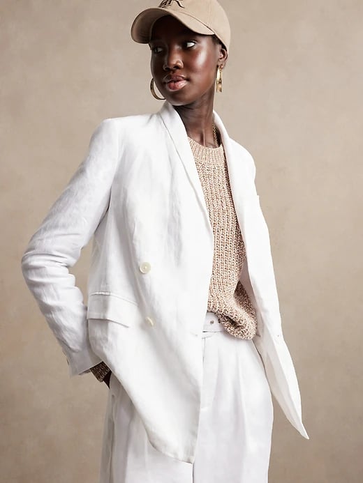 Banana Republic Linen Blazer